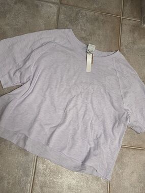 Victoria's Secret Pink Lavender Cropped Sweater Top - XXL
